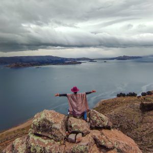 Lago sagrado de los incas